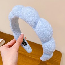 보태샵 세안 헤어밴드 머리띠, 1개, 블루