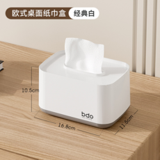 紙巾盒客廳抽紙盒家用輕奢風餐巾紙盒車載桌面簡約, 1, 1, 经典白