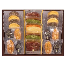 고디바 어머니의 날 GODIVA 파티스리 어소트먼트 21개입 기프트 카드 포함 공식 쇼퍼 첨부 선물 피난쉐, 1개