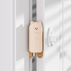 문틈 안전방지 손낌방지 문닫힘방지 도어가드 방지쿠션 문닫힘 쿠션 도어, 1개, 베이지