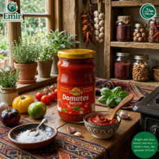 .Halal Turkish Traditional Baktat Tomato Paste Rich & Concentrated 할랄 터키 전통 박타트 토마토 페이스트 진하고 농축된 풍미, 1개, 630g