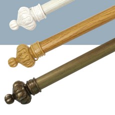 CH 커튼봉 세트 커텐부속 브라켓 길이조절 25파이 150-300cm, 1개, 랜덤, 길이조절 가능