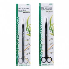 貓的水族 貓水族 I-547 ISTA 伊士達 專業水草彎剪刀 水草剪，輕鬆整理水草，打造健康水族箱, 1個, I-547(銀色)