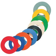 라인그리기 얇은 라인테이프 3mm 굴곡 곡선 마스킹 종이 테이프 컬러 주황색