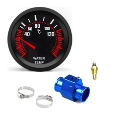 호환 52mm 차량 수온 게이지 40~120 ℃ 수온 센서 수온 어댑터 조인트 파이프 라디에이터 1/8ZG 센서 차, 03 34mm