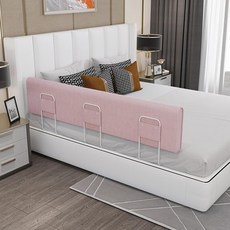 위크앤픽 침대벽가드 벽 벽가드 침대헤드가드 커버, 180cm 35cm, 1개, 스모크그레이핑크
