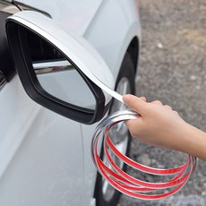 차량용 라인 크롬몰딩 휀다가드 기스방지 범퍼몰딩 호환 용품, 01. 크롬몰딩 (폭 6mm) 1미터단위