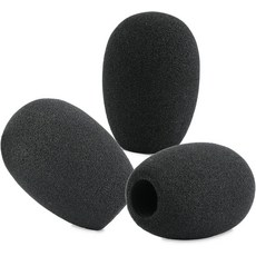 LEFXMOPHY Neumann KM 184 185 마이크용 윈드스크린 Beyerdynamic MC 930 웜 오디오 WA-84 팝 필터 마이크 윈드 머프 3팩 폼 커버, LEFXMOPHY Neumann KM 184 185 마