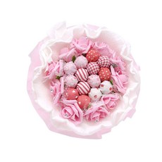 Smile Company 糖果玫瑰 糖果花束 糖果花束, 糖果玫瑰 粉紅色