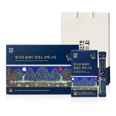 한국삼 6년근 고려홍삼정 올데이 흑염소 진액 스틱 30포 선물세트 + 쇼핑백, 1세트, 450g