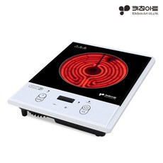 키친아트 1구 하이라이트 강력한 화력 쾌속발열 전기레인지 2000W, KHT-4004, 일반형, KHT-4004