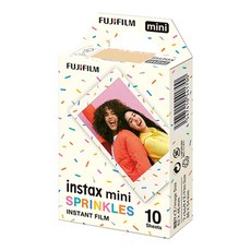INSTAX 디자인 미니필름(스프링클)1팩(10매)