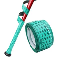 야구 방망이 테이프 미끄럼 방지 땀 흡수 밴드 스틱 장식 내마모, 2.Dark Green, A.2 pcs