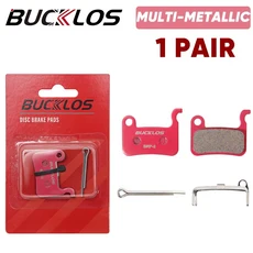 BUCKLOS 자전거 유압 디스크 브레이크 패드 M535 금속 로드 산악 A01S M06S M07S에 적합, 1개