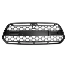 Ford Transit 2015-2018 LED 앞 범퍼 센터 그릴 메쉬 허니컴 레이싱 라디에이터 Raptor 스타일, 02 No Led Light