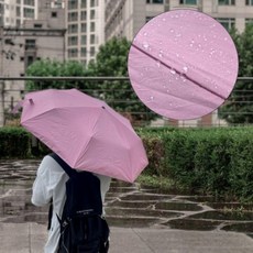 [만리픽] 양산겸용 암막 자동 양우산 핑크 암막양산 우양산 미나양산 3단우산 양우산