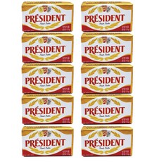 프레지덩 무염 버터 포션 x 10개 유크림 프레지던트, 10g