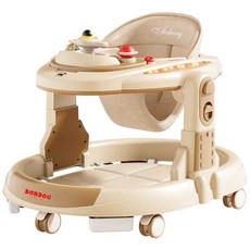 즐거운 걸음마 걸음마보행기 보조기 신형 다기능 유아학습워커 제품 오방지, 1개, 12. BOB 모던 블루/사일런트 휠(음악/발 패드)