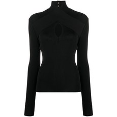 MSGM 하이 넥 니트 탑