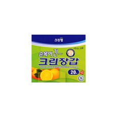 크린랲 손목이 긴 크린장갑 20매, 20개입, 7개