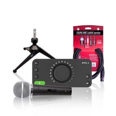 Audient Evo 4 Podcast 新手入門套組 台灣公司貨三年保固 現貨供應, 1個