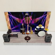 【古德】紙紮LED搖滾樂器組 / 附封條 / 往生用品 / 清明掃墓祭祖, 1個