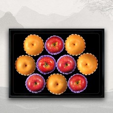 [명절선물]사과배 혼합 선물세트 4kg(사과5과+배5과), 1개
