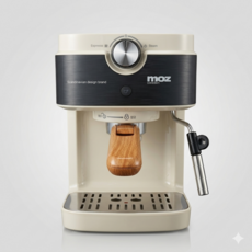 모즈스웨덴 모즈 에스프레소 가정용 커피머신, DMC-1400(아이보리)