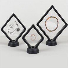 개미일상 투명필름 입체 액자 돌반지액자, 소 - 레드