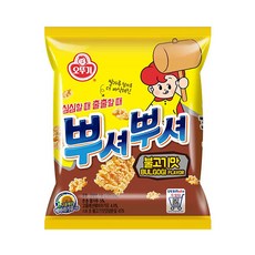 오뚜기 뿌셔뿌셔 불고기맛 과자, 90g, 12개