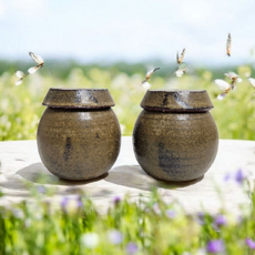 예조 꼬마옹기 4호2개세트 도자기 소금통 소금단지 옹기도자기 이천도자기 옹기항아리 미니항아리 테라리움키트 미니도자기 현관소금단지 소금단지항아리 미니옹기 정원꾸미기 한국전통선물, 1개