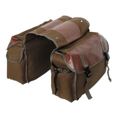 장보기 자전거 여행을 위한 JEELAD 가방 패니어 안장 리어 랙 블랙, Khaki, khaki