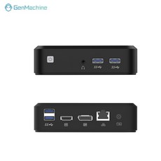 GenMachine 미니 PC AMD Ryzen 5 3550H CPU Windows 11 DDR4 8GB WIFI5 게이머 Diy 게임용 컴퓨터, 04 미국, 01 16GB 1TB