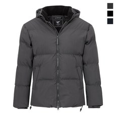 제로골프 남성 투웨이 풀집업 방한 웰론 패딩점퍼 골프 숏패딩 아우터 CBC4131