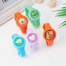 LED 향기 모기 팔찌 벌레퇴치밴드 모기기피제팔찌, 1개, 1ml