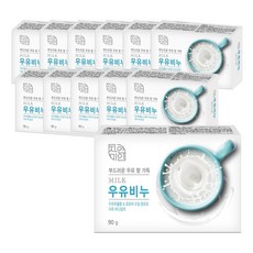 무궁화 자연미인 우유비누 90g x 12개, 12개입