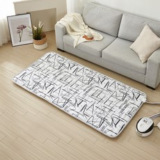 한일 프리미엄 온수매트 화이트 2size, 01_1인용싱글(100 x 200 cm)