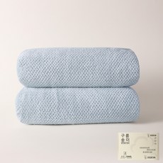 초극세사 대욕타월 2개입 빠른건조 순간흡수 보풀 70x140cm 성인용, 1개, 푸른 색