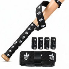 Arrowbash Faith Cross 야구 배트 테이프 1.8mm 프리컷 및 전체 접착 Jesus Loves You 크리스찬 종교적 미끄럼 방지 스포츠 핸들 소프트볼 1938, Arrowbash Faith Cross 야구 배트 테이