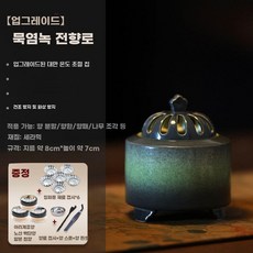 전자향로 충전식전기향로 가정용 검정색 전자 블렌더 소품 전기향로, C