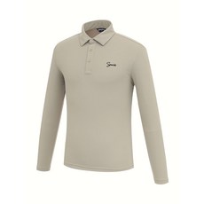 디즈니골프 스팍스 남성 심플 로고 긴팔 카라 티셔츠 SP3MTS101