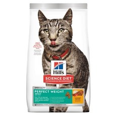 Hill's 希爾思 SCIENCE DIET 成貓 完美體重特調食譜 乾飼料, 雞肉 + 米, 1.36kg, 1袋