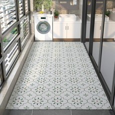 에스이스타 베란다매트 아파트베란다매트 베란다, 플로럴 패턴 매트 1