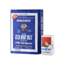 南星 益膠泥 3公斤 樹脂 磁磚黏著劑, 1個