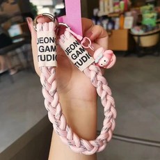 즈은즈 핸드폰 스트랩 도난방지, 1개, 핑크