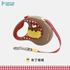 Tuffhound 自動伸縮牽引繩, 1個, 布丁格格 5m