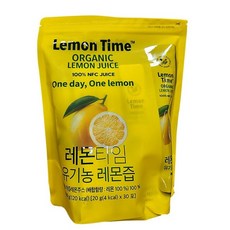 레몬타임 유기농 레몬착즙액, 30개, 20g