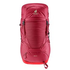 Deuter FOX 拔熱登山背包 青少年款 30+4L 3611122 薑黃/藍/紅 - 野外營 登山包/露營包, 紅