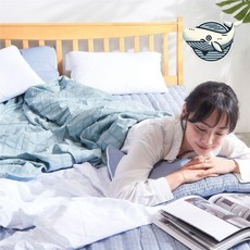 여름 시원한 인견 홑이불가벼운 여름 블랭킷 세트 피그먼트 면 시어서커 시원한 홑이불 홑겹이불 면리플이, 상세페이지 참조