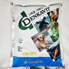 덴카비트 2kg 가축용 송아지 염소 강아지 고양이 망아지 대용유, 1개